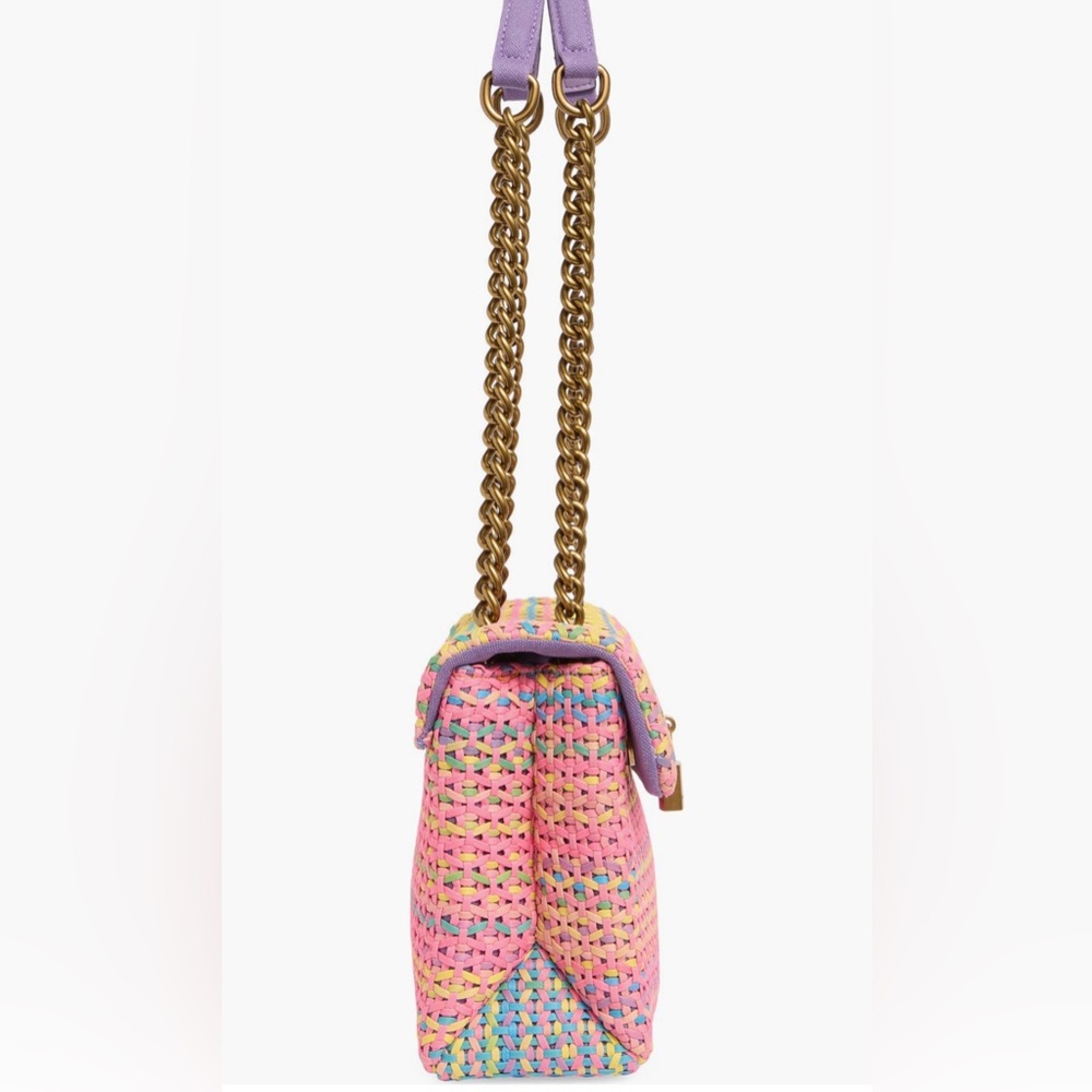 Kurt Geiger London Brixton Woven Convertible Shoulder Bag Pastel - Picture 4 of 5
